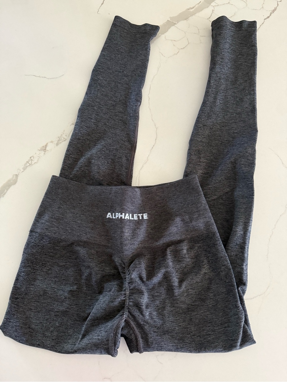 Alphalete Charcoal Gray High-Waisted Leggings
